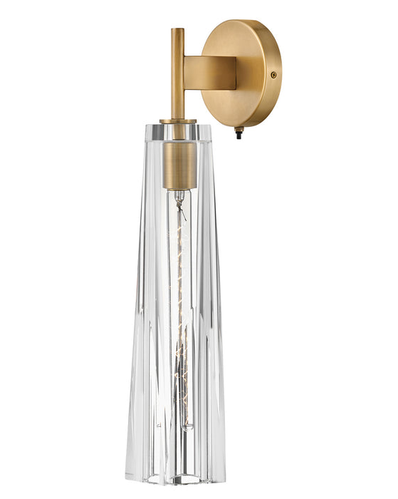 Fredrick Ramond FR31100HBR-CL LED Wall Sconce, Heritage Brass