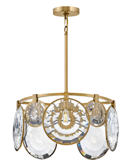 Fredrick Ramond FR31263HBR LED Pendant, Heritage Brass