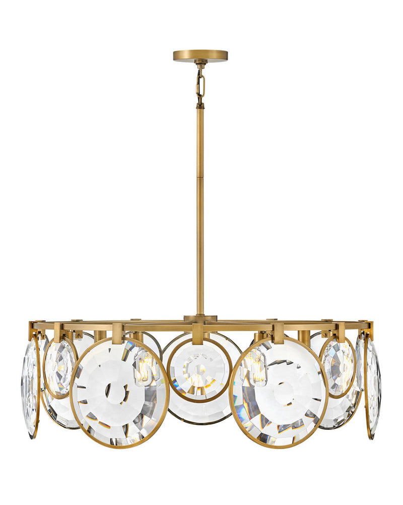 Fredrick Ramond FR31265HBR LED Pendant, Heritage Brass (Display - Final Sale)