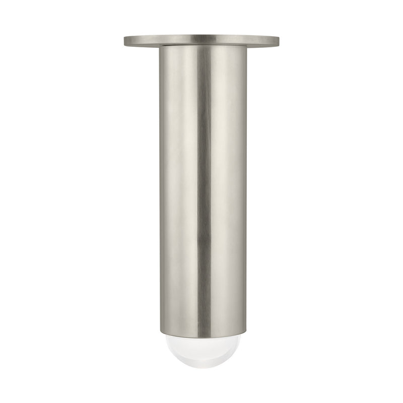Visual Comfort Modern 700FMEBL10N-LED927 LED Flush Mount, Antique Nickel