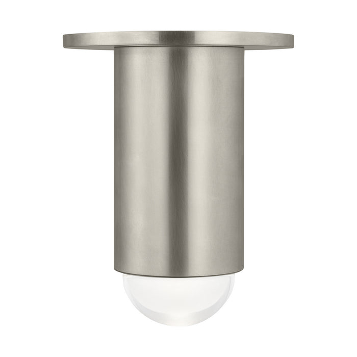 Visual Comfort Modern 700FMEBL6N-LED927 LED Flush Mount, Antique Nickel