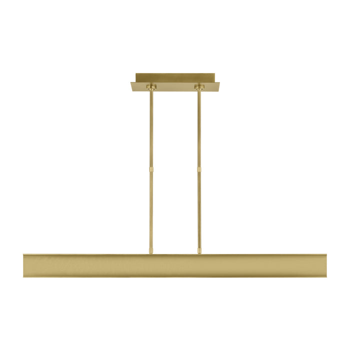 Visual Comfort Modern 700LSIBM47BR-LED927 LED Linear Suspension, Plated Brass