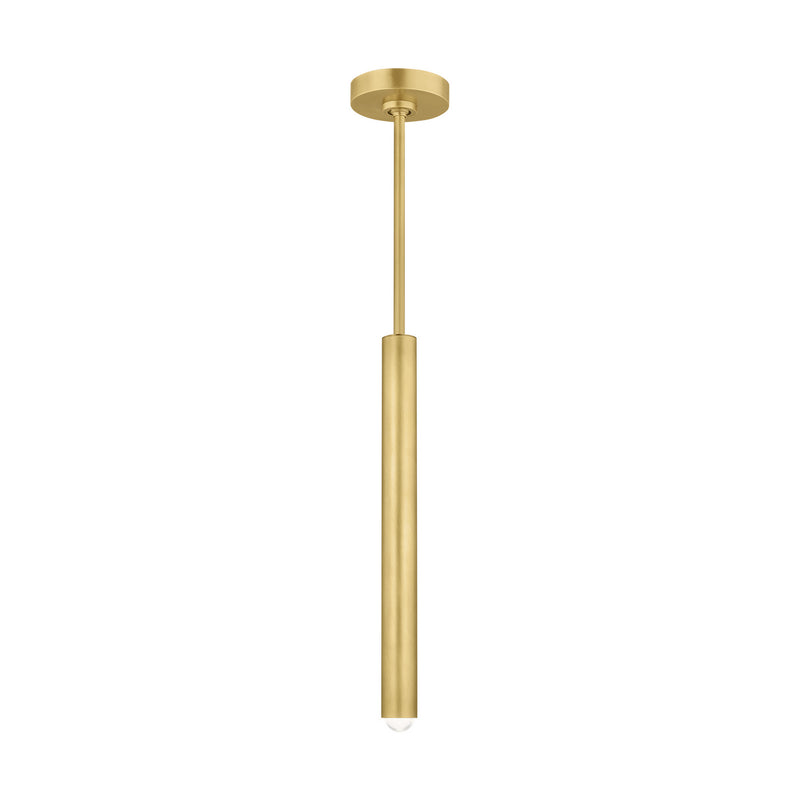 Visual Comfort Modern 700TDEBL16NB-LED927 LED Pendant, Natural Brass