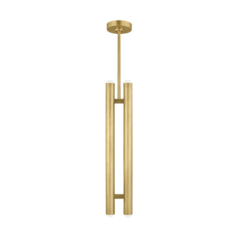 Visual Comfort Modern 700TDEBL223NB-LED927-277 LED Pendant, Natural Brass