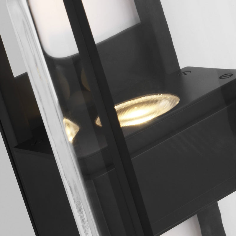 Visual Comfort Modern 700WSDUE18B-LED927 LED Wall Sconce, Nightshade Black