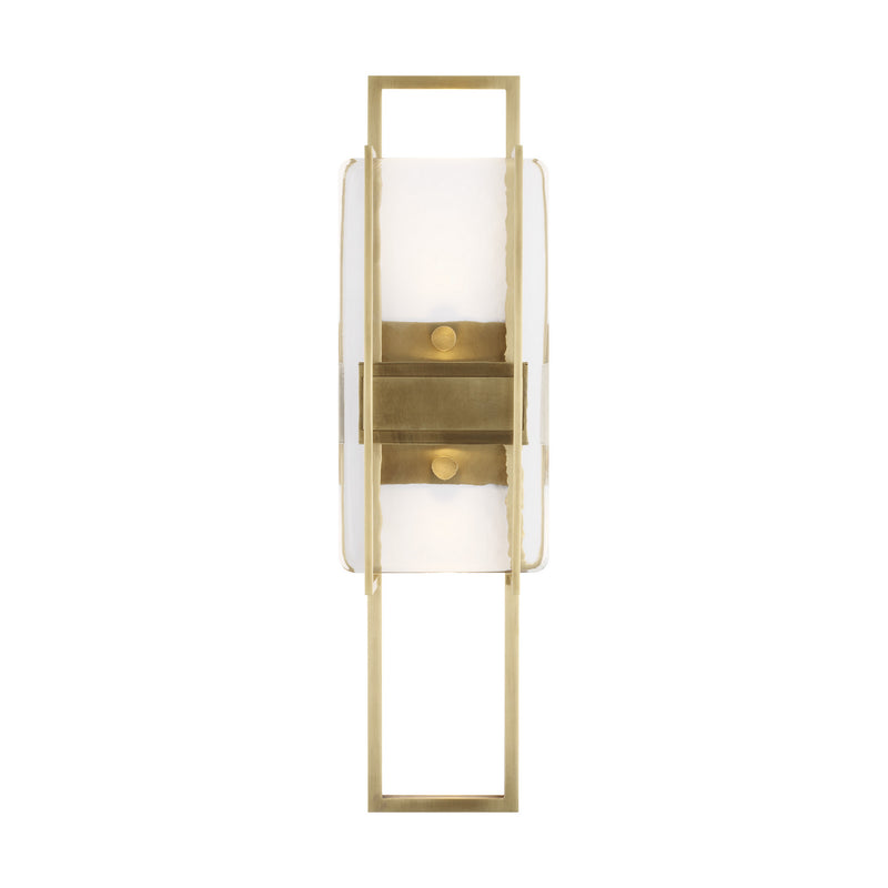 Visual Comfort Modern 700WSDUE18NB-LED927-277 LED Wall Sconce, Natural Brass