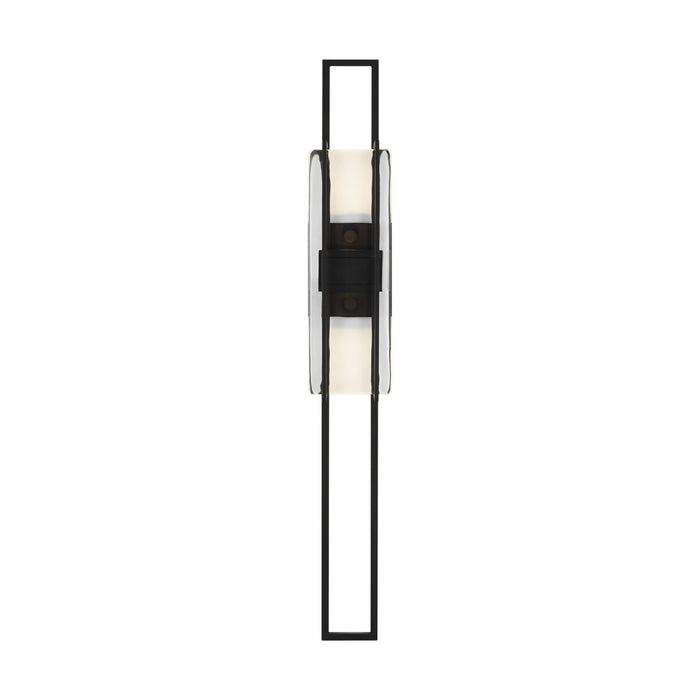 Visual Comfort Modern 700WSDUE28B-LED927 LED Wall Sconce, Nightshade Black