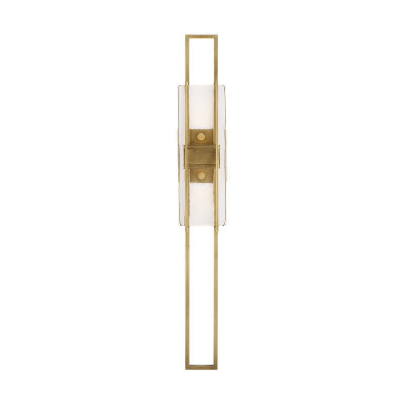 Visual Comfort Modern 700WSDUE28NB-LED927 LED Wall Sconce, Natural Brass