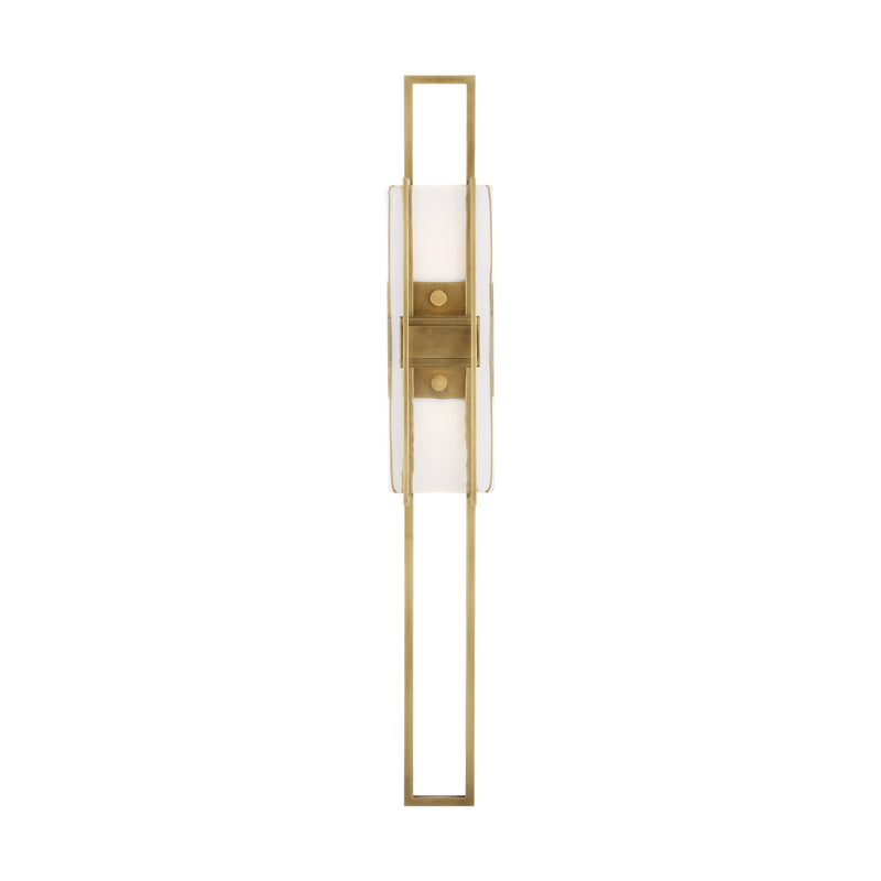 Visual Comfort Modern 700WSDUE28NB-LED927-277 LED Wall Sconce, Natural Brass