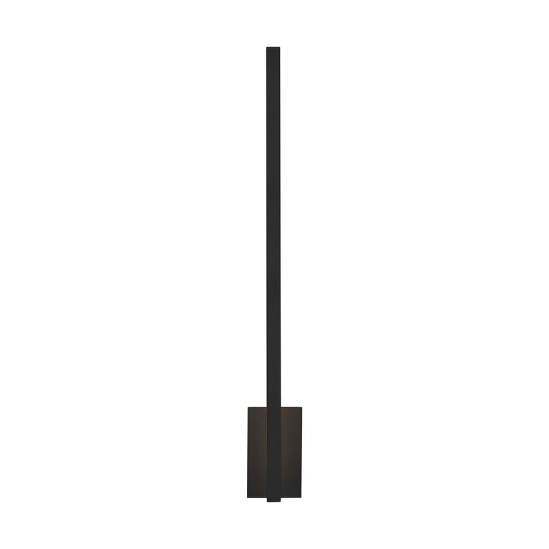 Visual Comfort Modern 700WSSTG24B-LED927 LED Wall Sconce, Nightshade Black