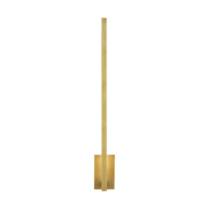 Visual Comfort Modern 700WSSTG24NB-LED927-277 LED Wall Sconce, Natural Brass