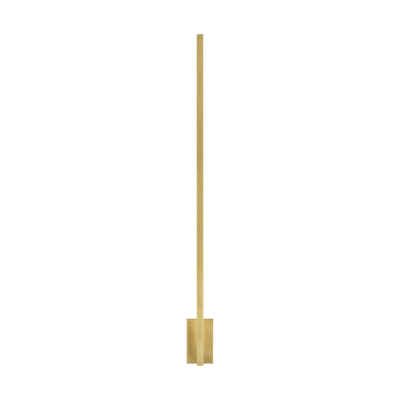 Visual Comfort Modern 700WSSTG36NB-LED927-277 LED Wall Sconce, Natural Brass