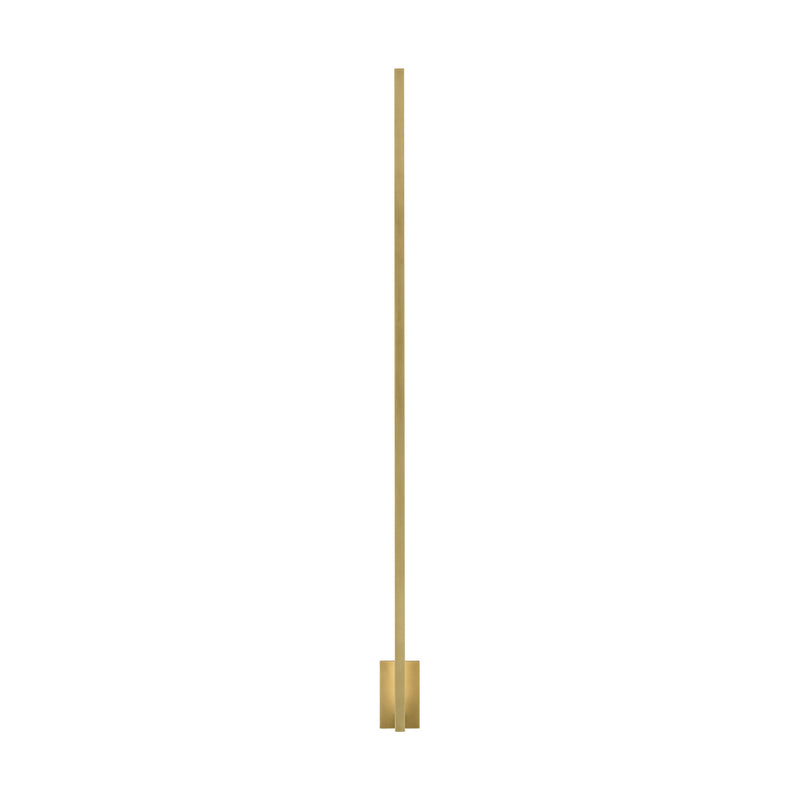 Visual Comfort Modern 700WSSTG48NB-LED927 LED Wall Sconce, Natural Brass