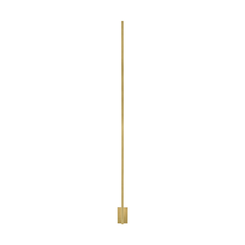 Visual Comfort Modern 700WSSTG63NB-LED927-277 LED Wall Sconce, Natural Brass