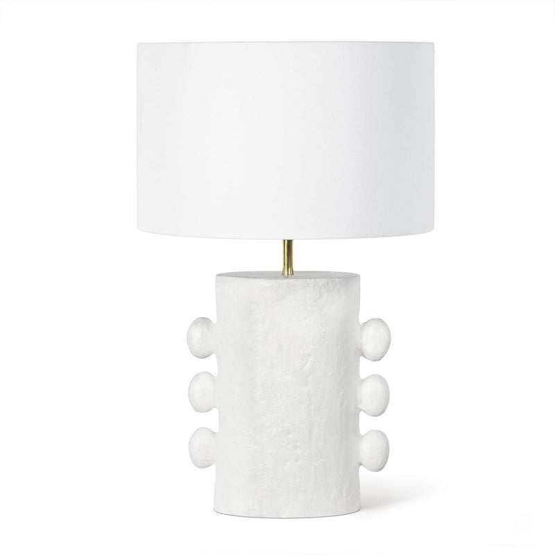 Regina Andrew 13-1537WT One Light Table Lamp, White