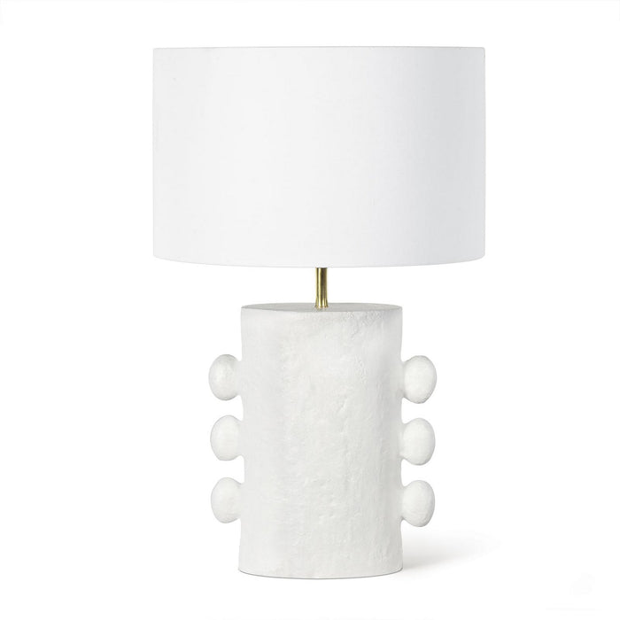 Regina Andrew 13-1537WT One Light Table Lamp, White