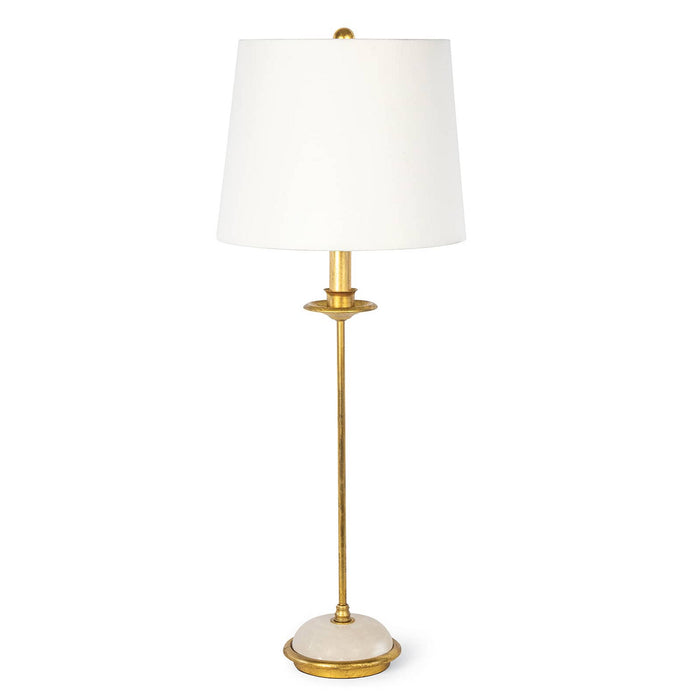 Regina Andrew 13-1538 One Light Buffet Lamp, Gold Leaf