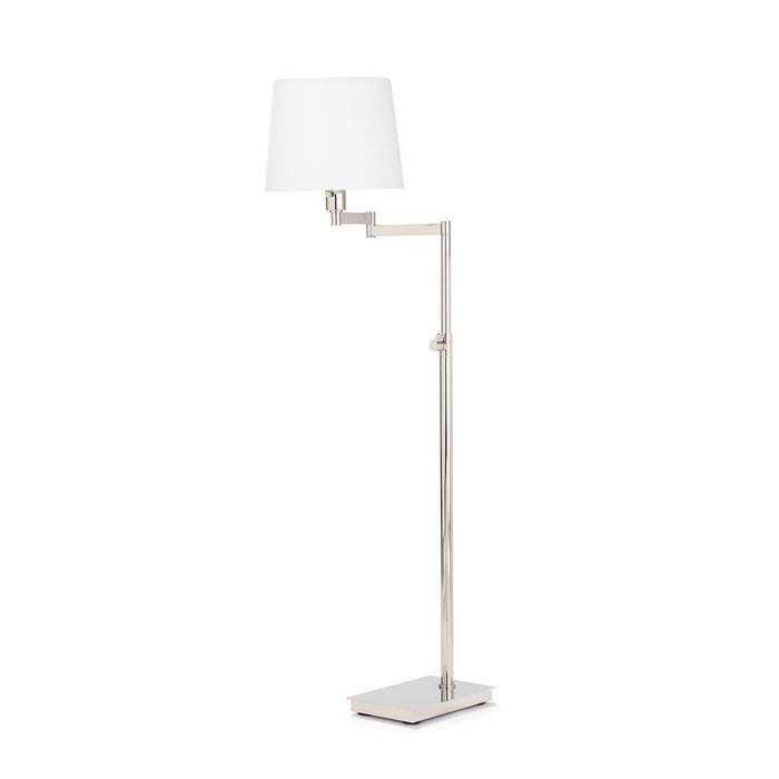 Regina Andrew 14-1057PN One Light Floor Lamp, Polished Nickel