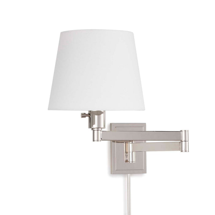 Regina Andrew 15-1161PN One Light Wall Sconce, Polished Nickel