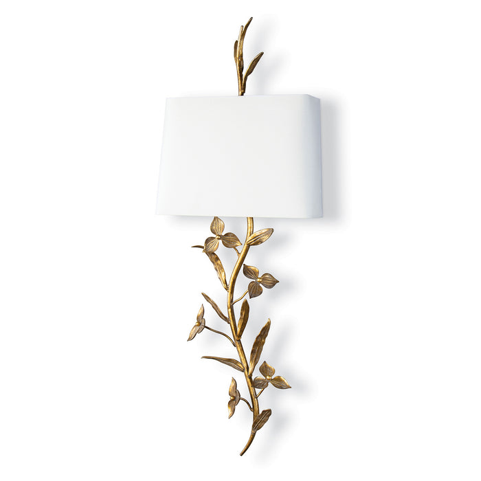 Regina Andrew 15-1179 Two Light Wall Sconce, Antique Gold Leaf