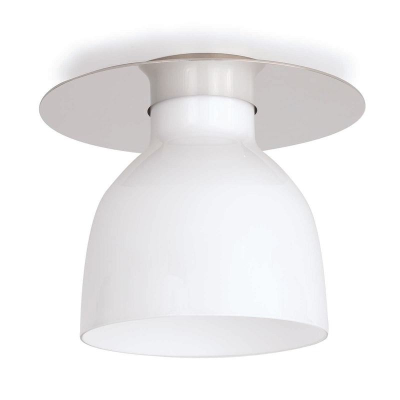 Regina Andrew 16-1354PN One Light Flush Mount, White