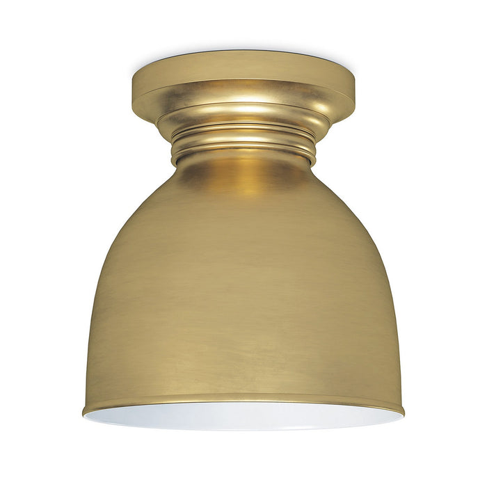 Regina Andrew 16-1355NB One Light Flush Mount, Natural Brass