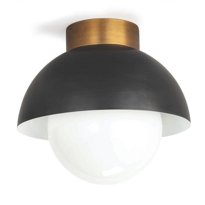 Regina Andrew 16-1356ORBNB One Light Flush Mount, Oil Rubbed Bronze
