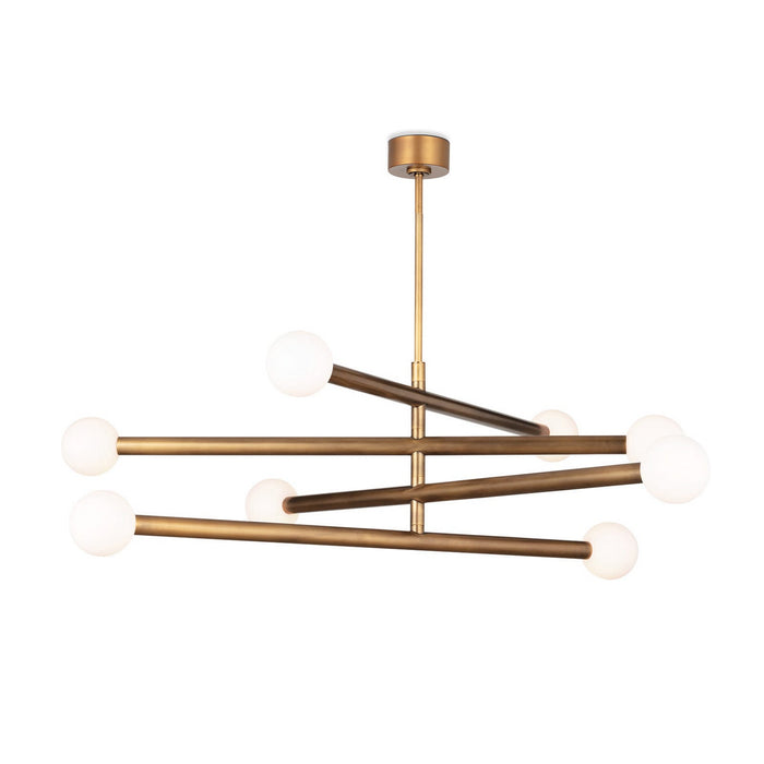 Regina Andrew 16-1358NB LED Chandelier, Natural Brass