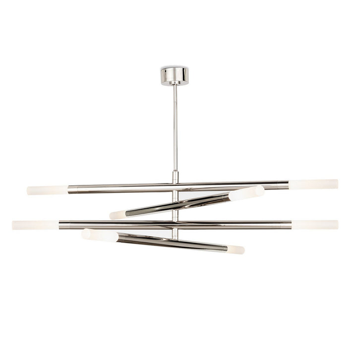 Regina Andrew 16-1363PN Eight Light Chandelier, Polished Nickel