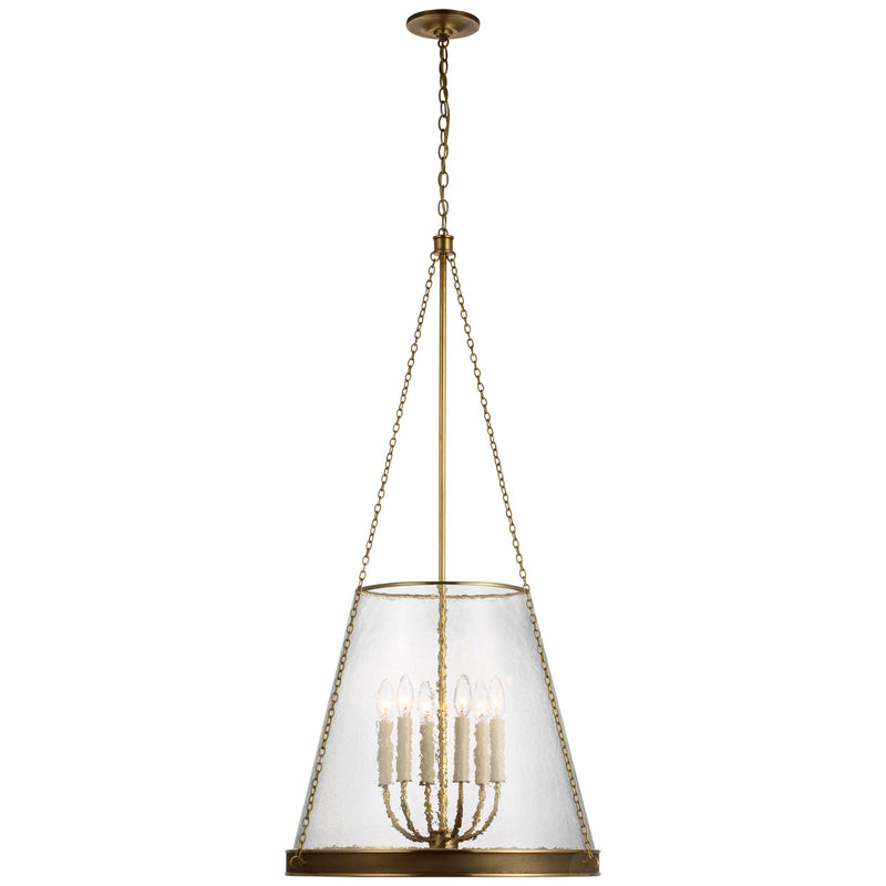 Visual Comfort Signature S 5183SB-CG LED Pendant, Soft Brass