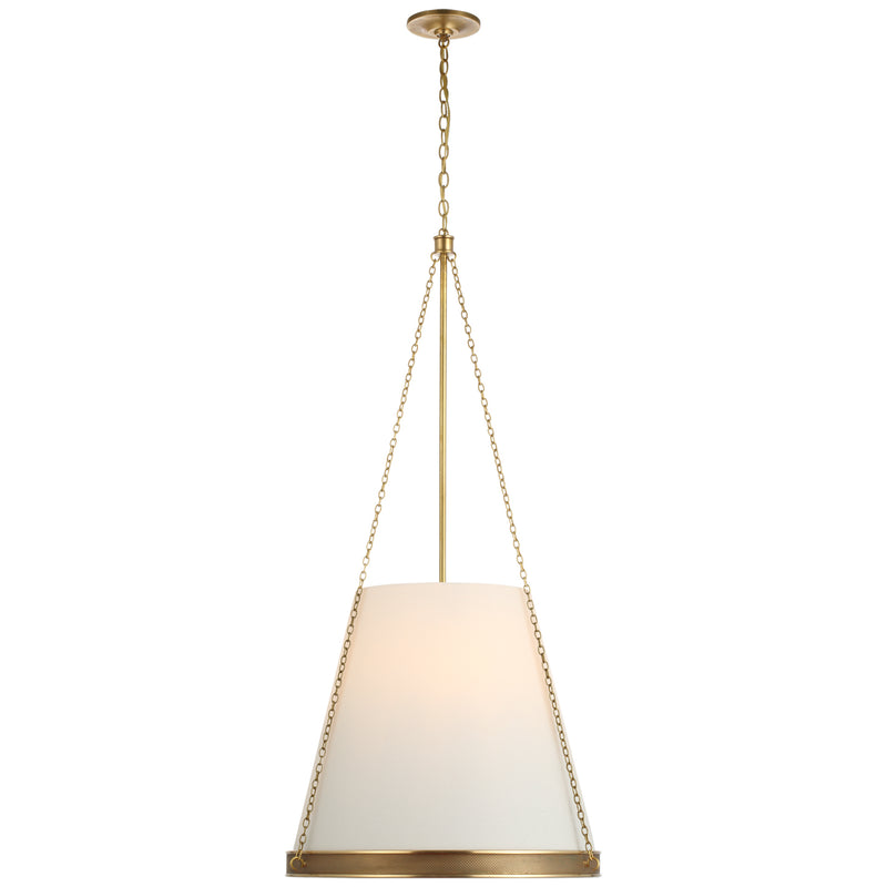 Visual Comfort Signature S 5183SB-L LED Pendant, Soft Brass