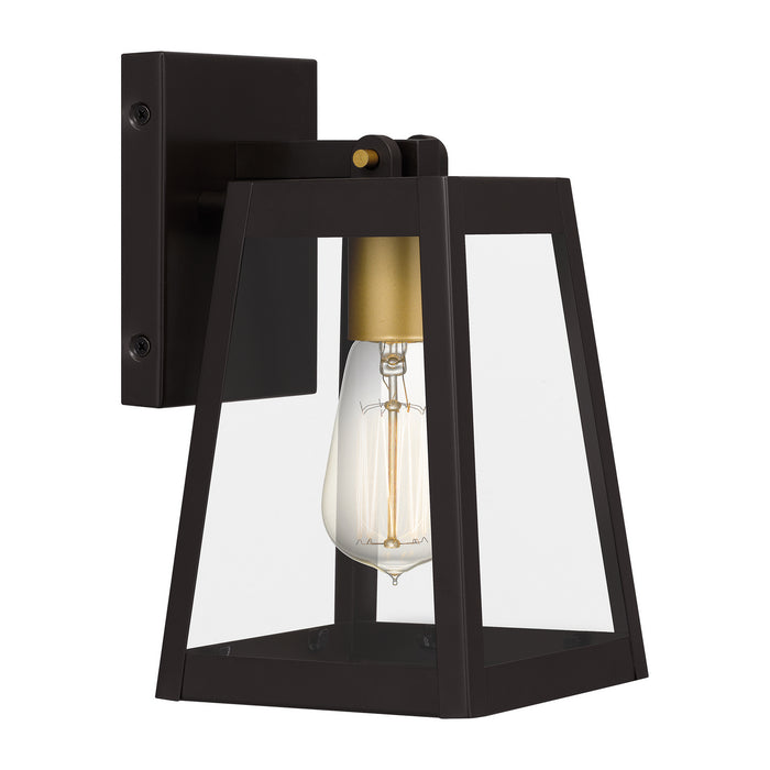 Quoizel AMBL8405WT One Light Outdoor Wall Mount, Western Bronze
