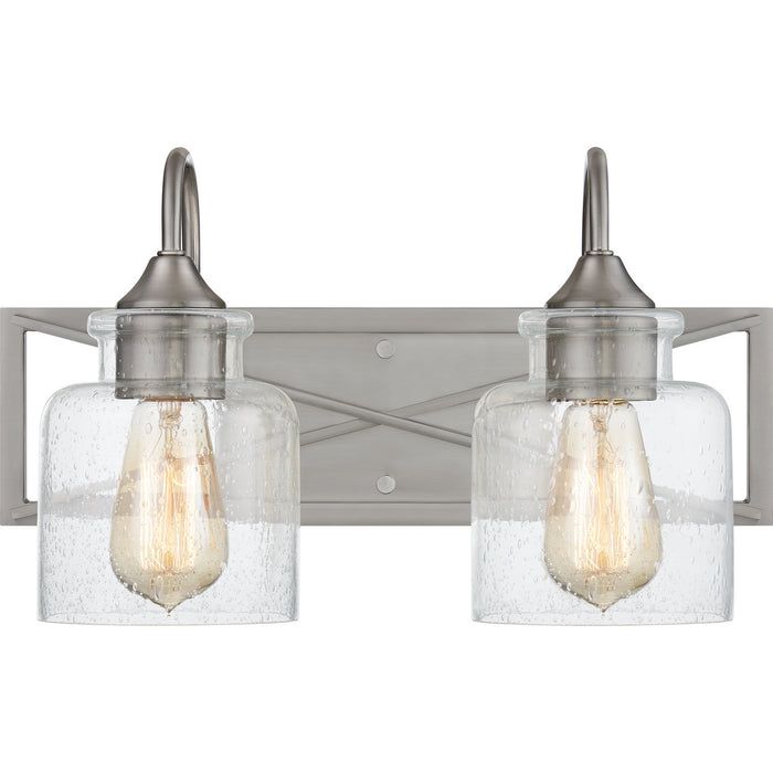 Quoizel BART8616BN Two Light Bath, Brushed Nickel