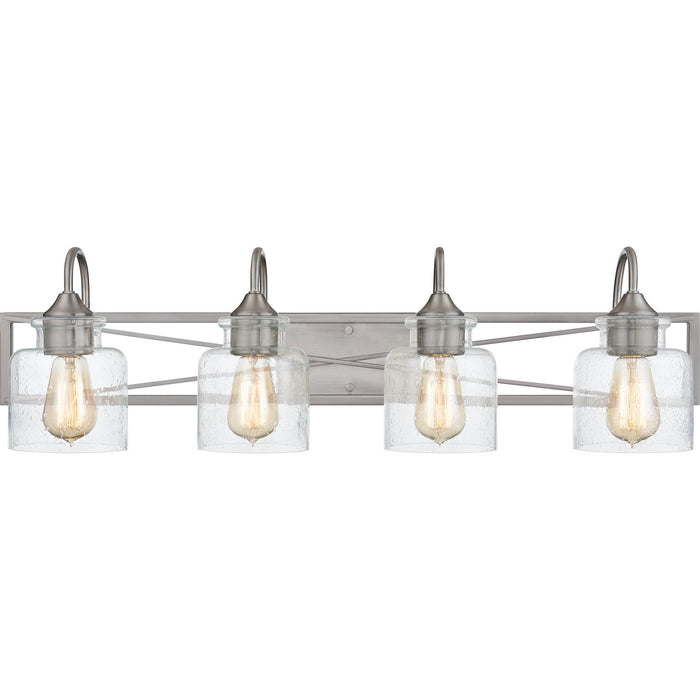 Quoizel BART8632BN Four Light Bath, Brushed Nickel