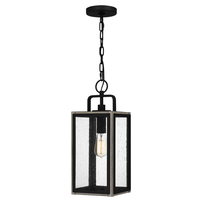 Quoizel BRAM1507MBK One Light Mini Pendant, Matte Black