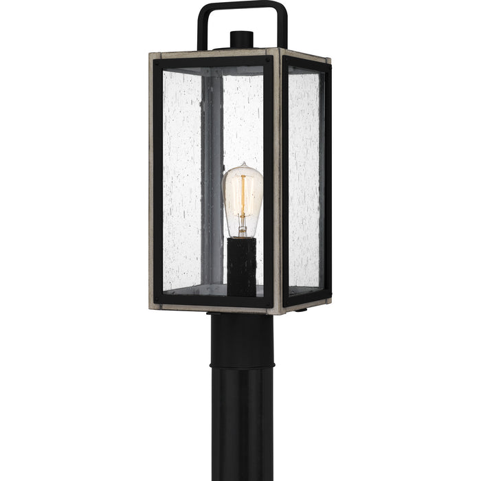 Quoizel BRAM9007MBK One Light Outdoor Post Mount, Matte Black
