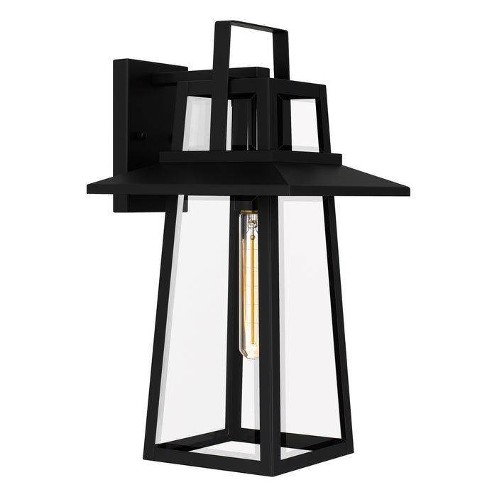 Quoizel DEV8410MBK One Light Outdoor Wall Mount, Matte Black