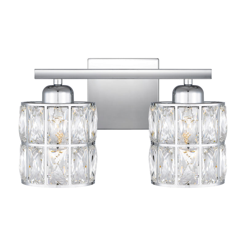 Quoizel GIB8613C Two Light Bath, Polished Chrome