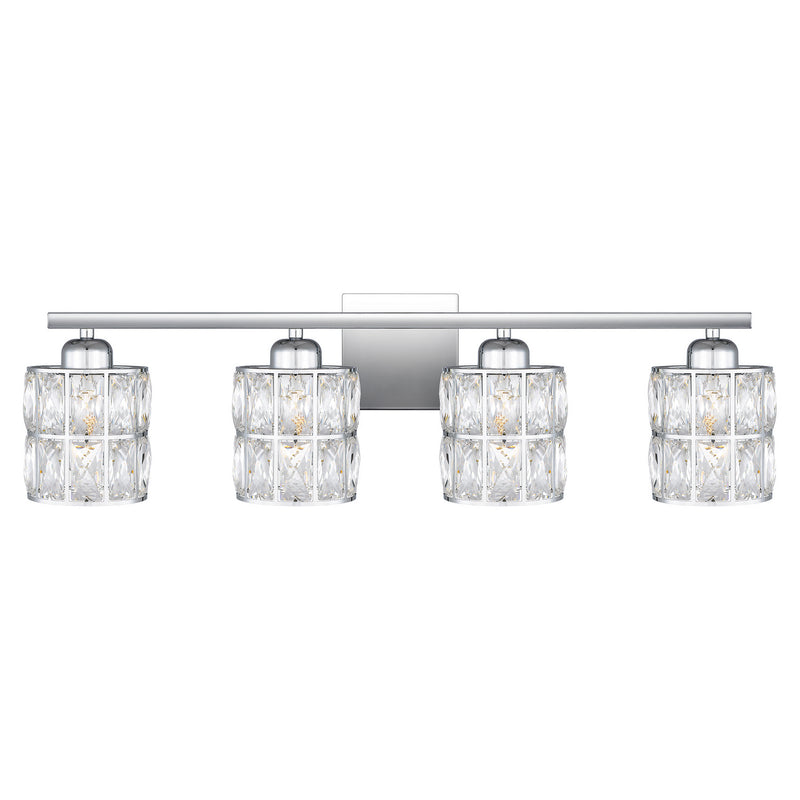 Quoizel GIB8630C Four Light Bath, Polished Chrome