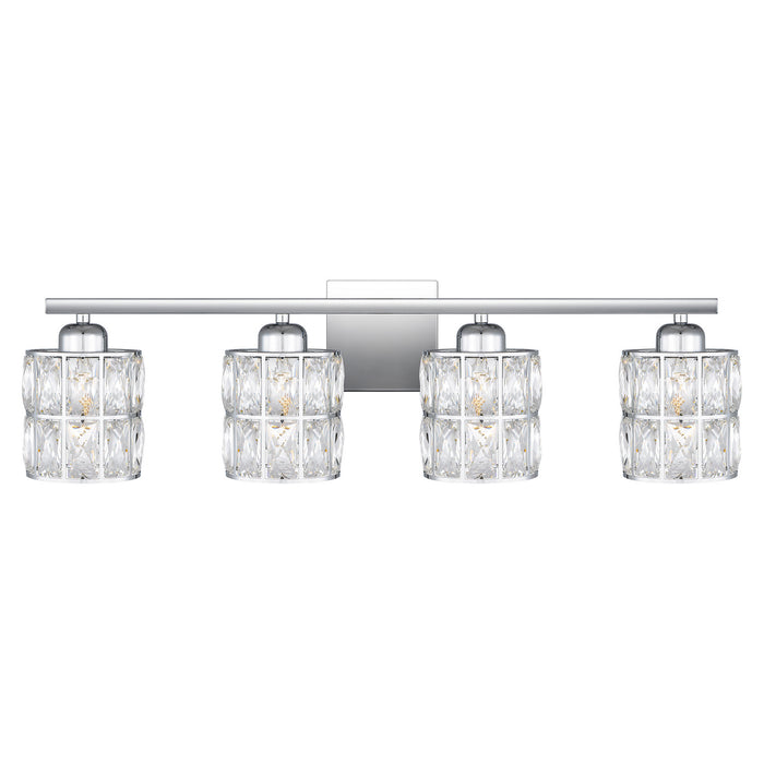 Quoizel GIB8630C Four Light Bath, Polished Chrome