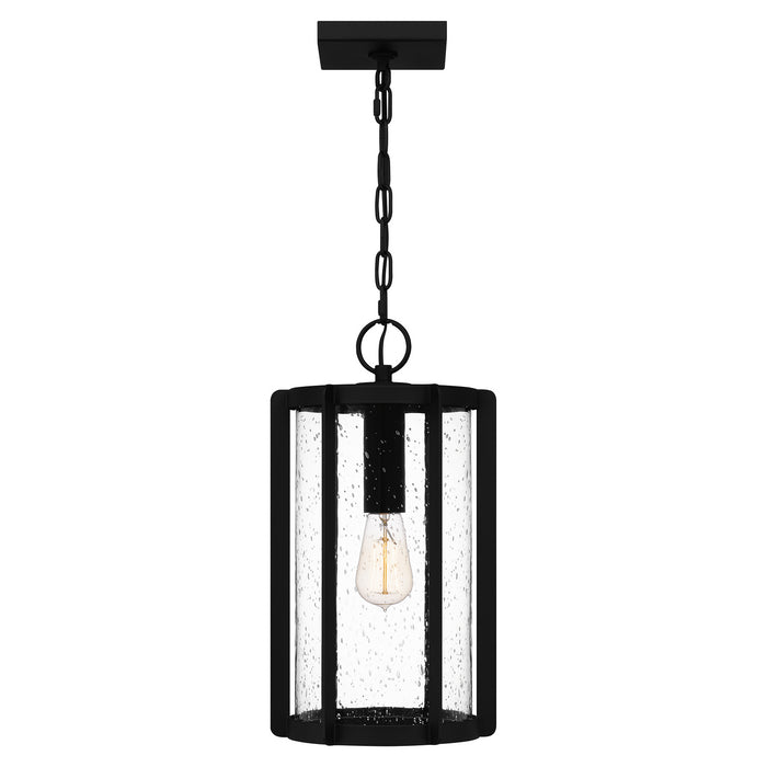 Quoizel HAZ1909EK One Light Outdoor Hanging Lantern, Earth Black