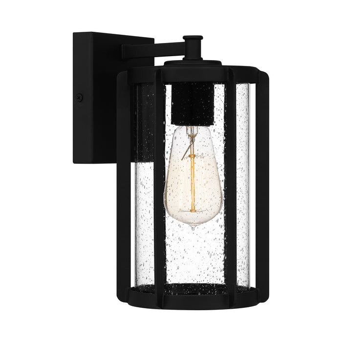 Quoizel HAZ8406EK One Light Outdoor Wall Mount, Earth Black