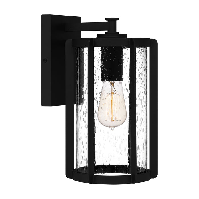 Quoizel HAZ8407EK One Light Outdoor Wall Mount, Earth Black