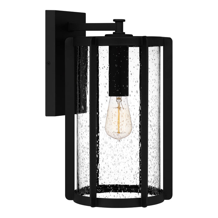 Quoizel HAZ8409EK One Light Outdoor Wall Mount, Earth Black