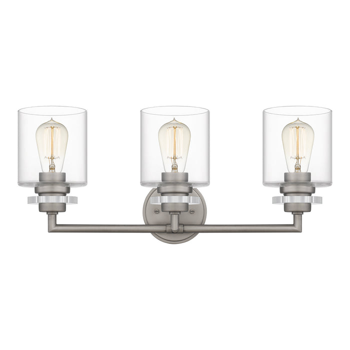Quoizel JSP8623AN Three Light Bath, Antique Nickel