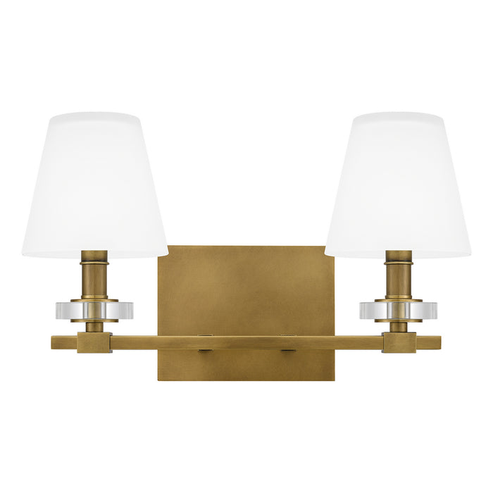 Quoizel KLS8616WS Two Light Bath, Weathered Brass