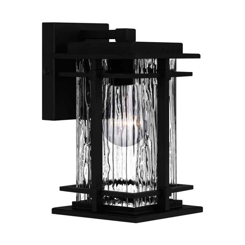 Quoizel MCL8405EK One Light Outdoor Wall Mount, Earth Black