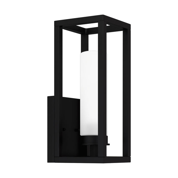 Quoizel NEV8405MBK One Light Outdoor Lantern, Matte Black