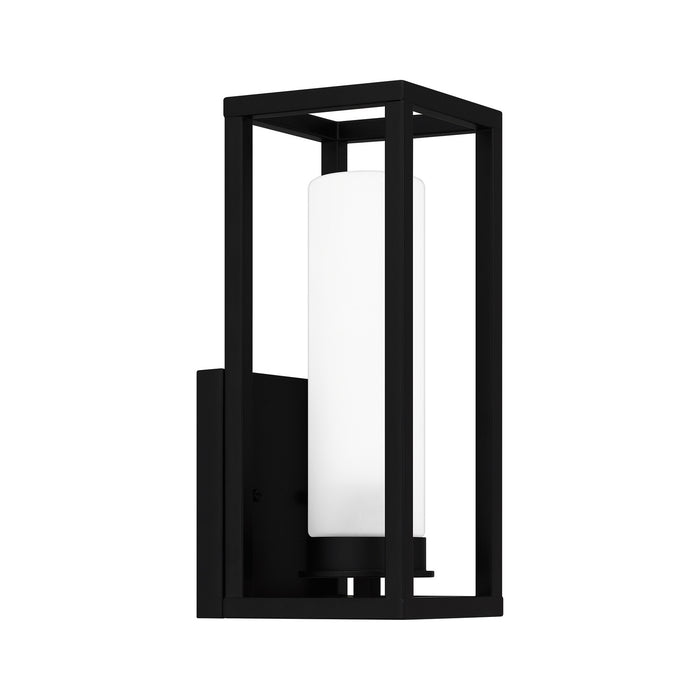 Quoizel NEV8406MBK One Light Outdoor Lantern, Matte Black