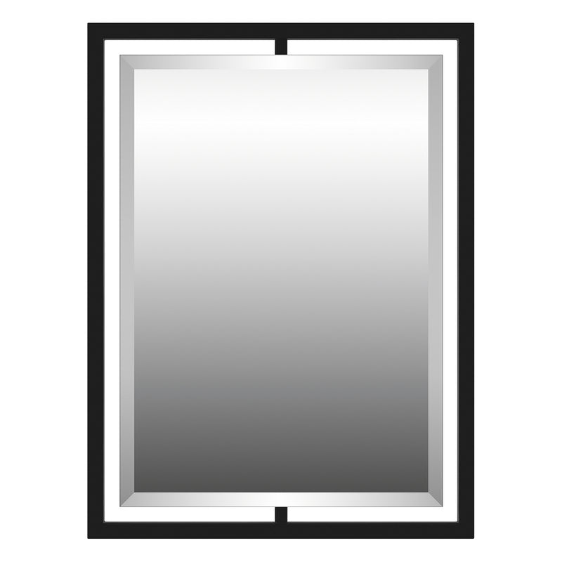Quoizel QR1857MBK Mirror, Matte Black
